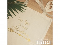 Tote bag "Say YES to new adventures"