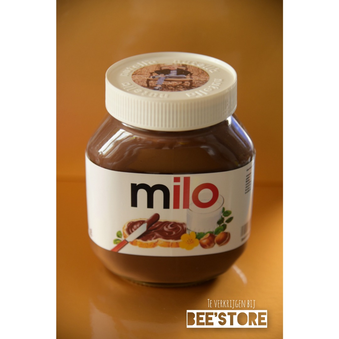 XXL pot nutella gevuld met mini nutella, gepersonaliseerd. www.shop120.be